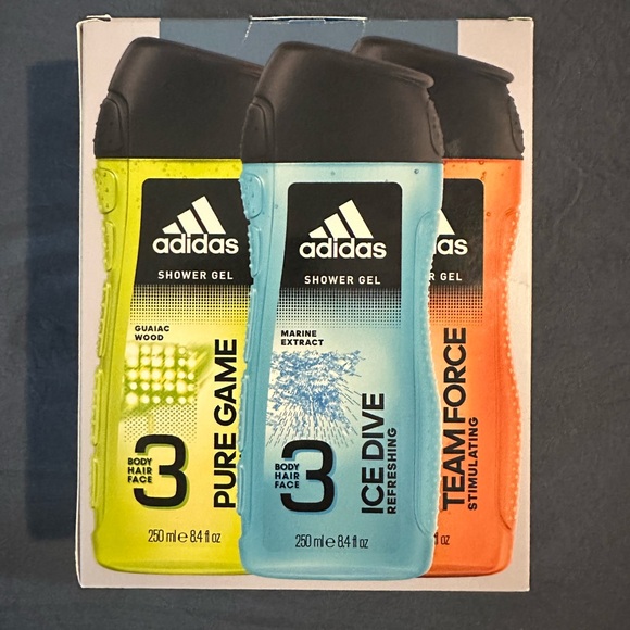 Adidas 3 piece set of body wash  NIB - Picture 2 of 5